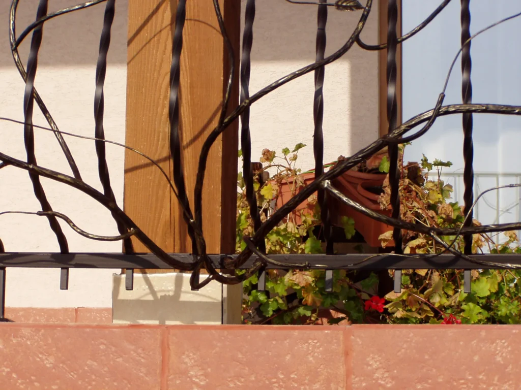Decorative metal railings
