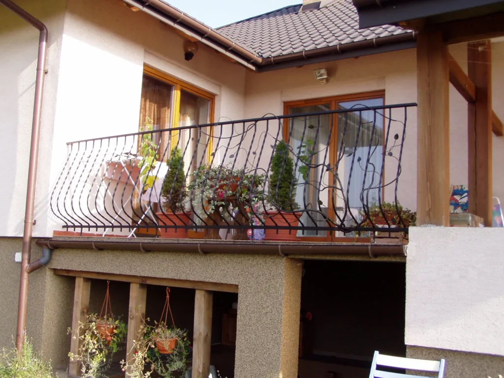 Decorative metal railings
