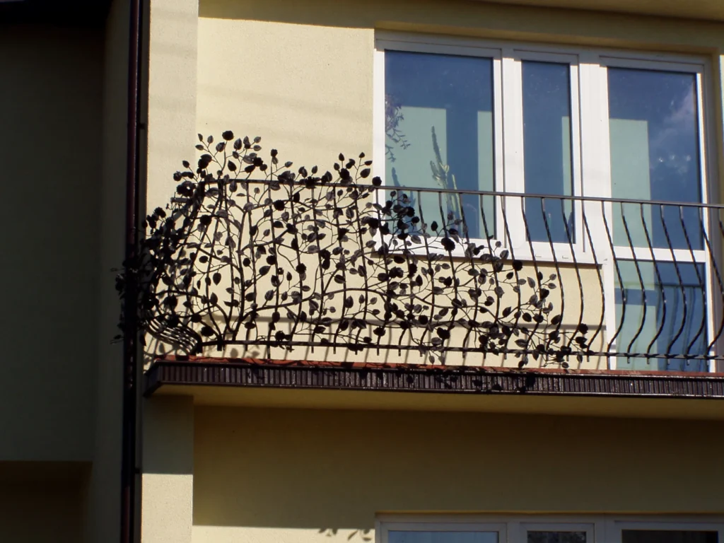 Decorative metal railings