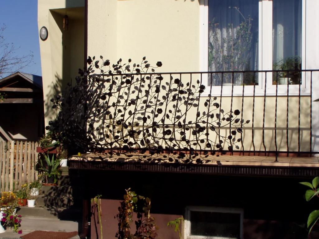 Decorative metal railings
