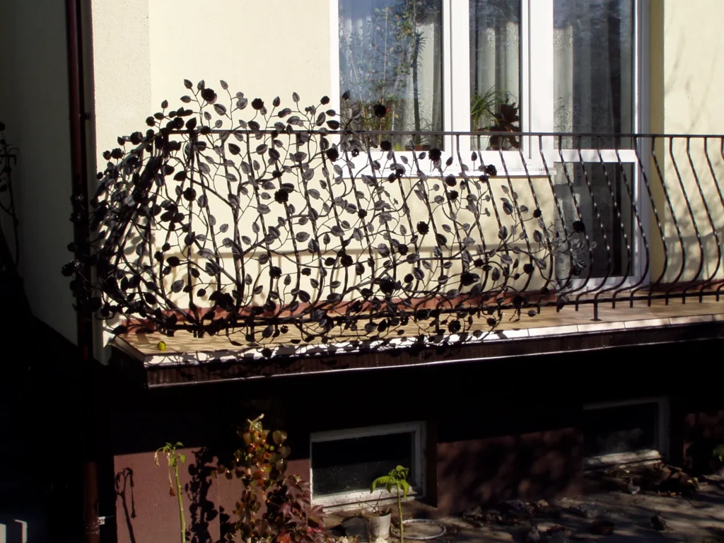 Decorative metal railings