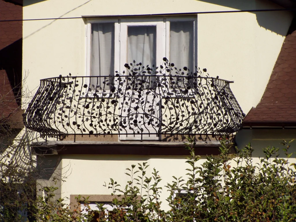 Decorative metal railings