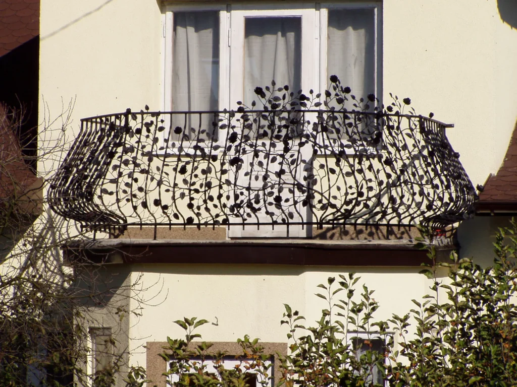 Decorative metal railings
