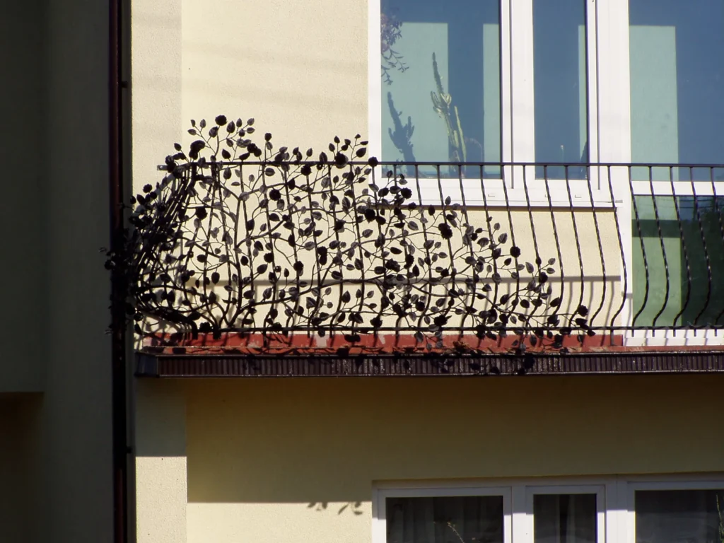Decorative metal railings