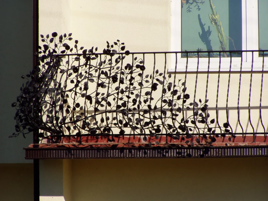 Decorative metal railings