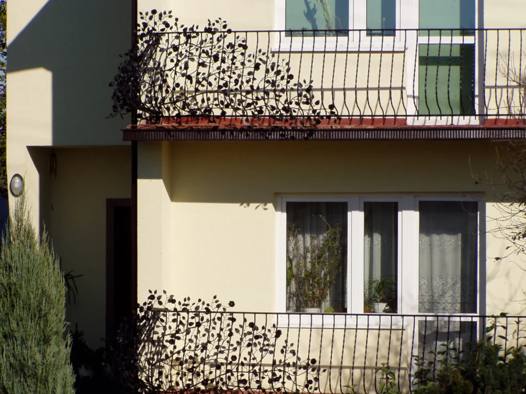 Decorative metal railings