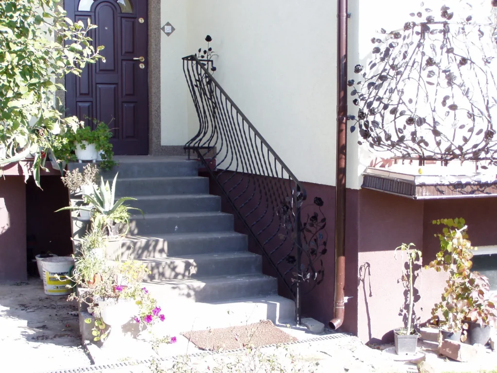 Decorative metal railings