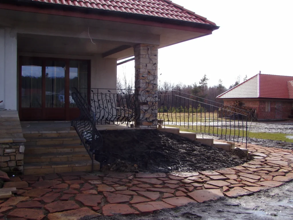 Decorative metal railings