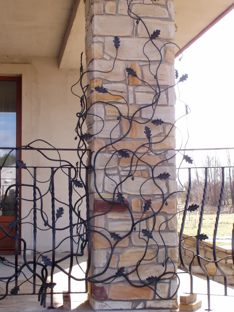 Decorative metal railings
