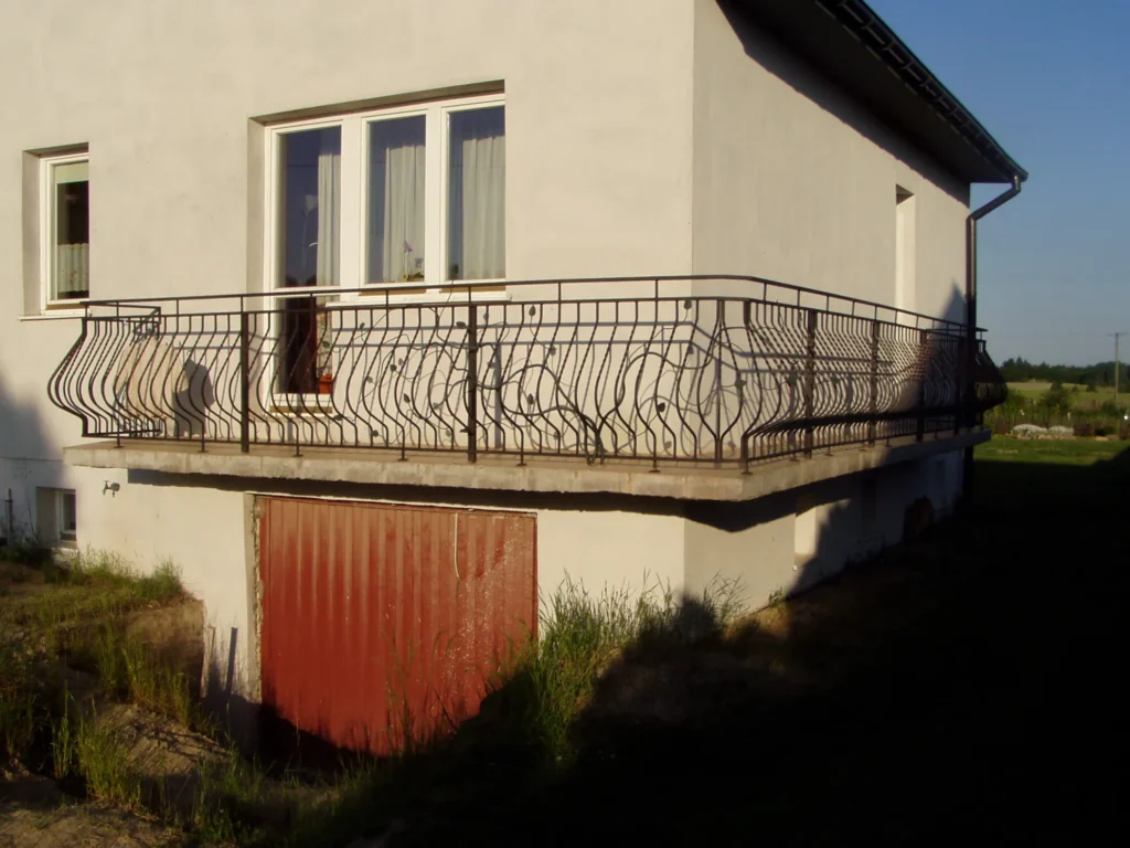 Decorative metal railings