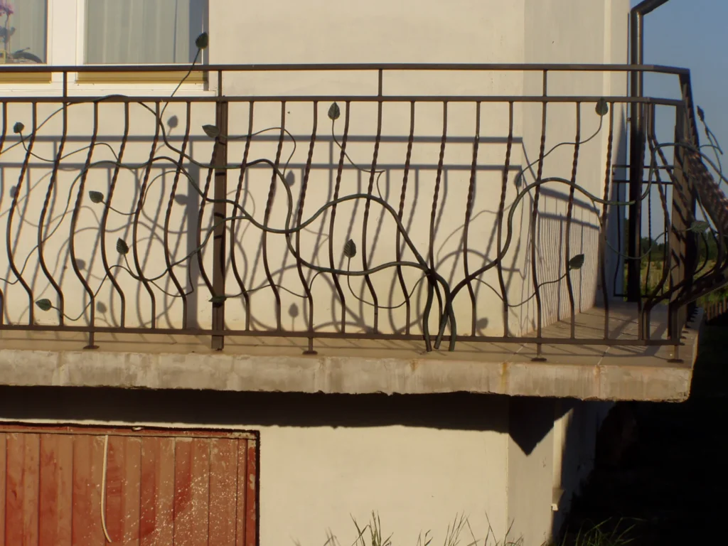Decorative metal railings