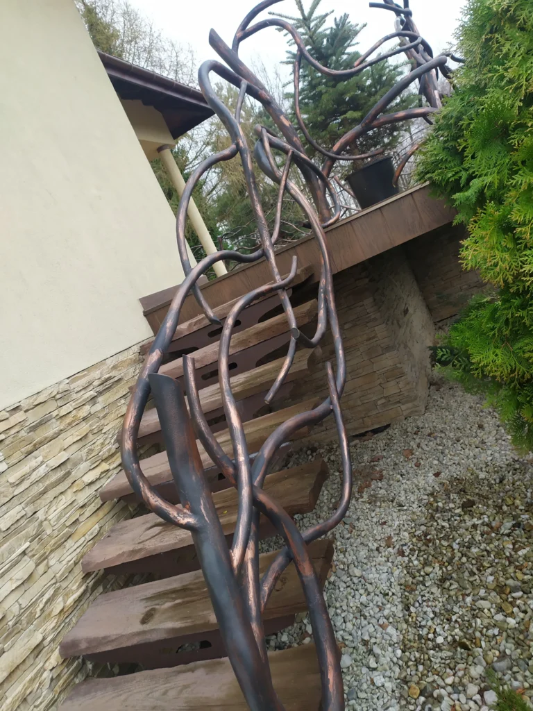 Decorative metal railings