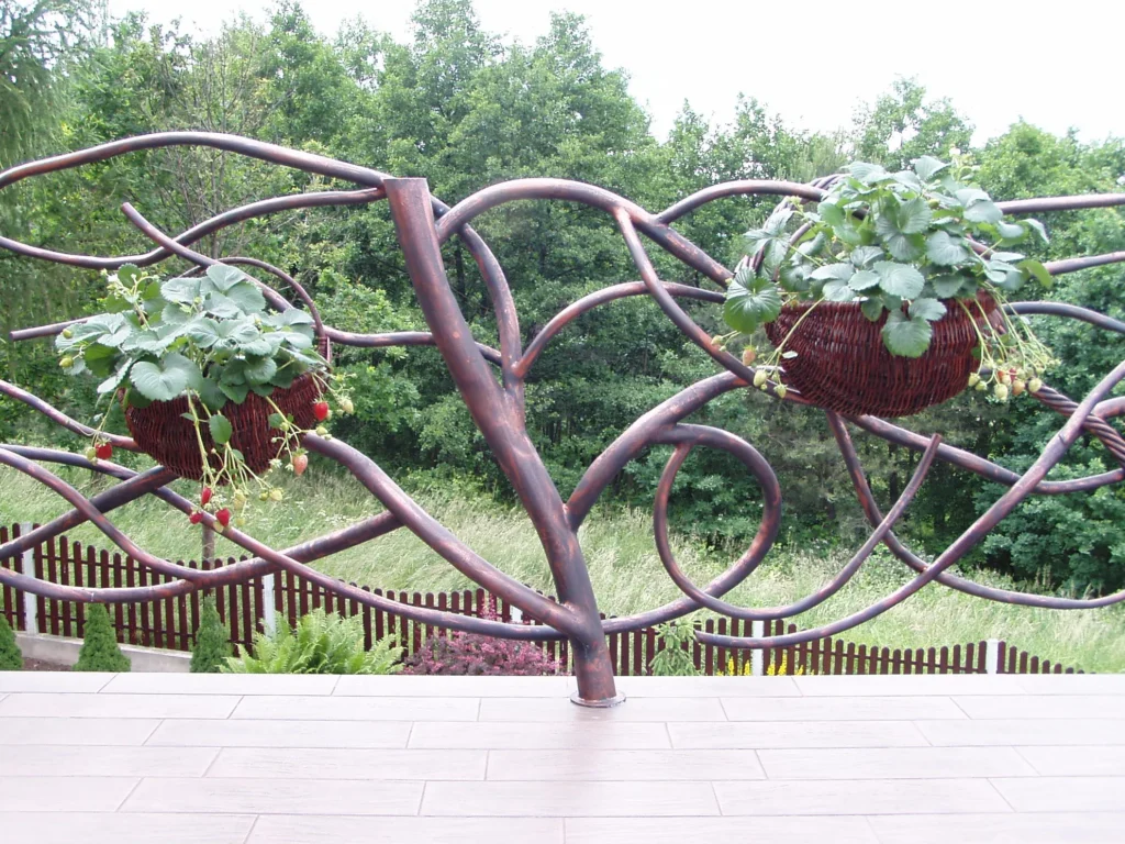 Decorative metal railings
