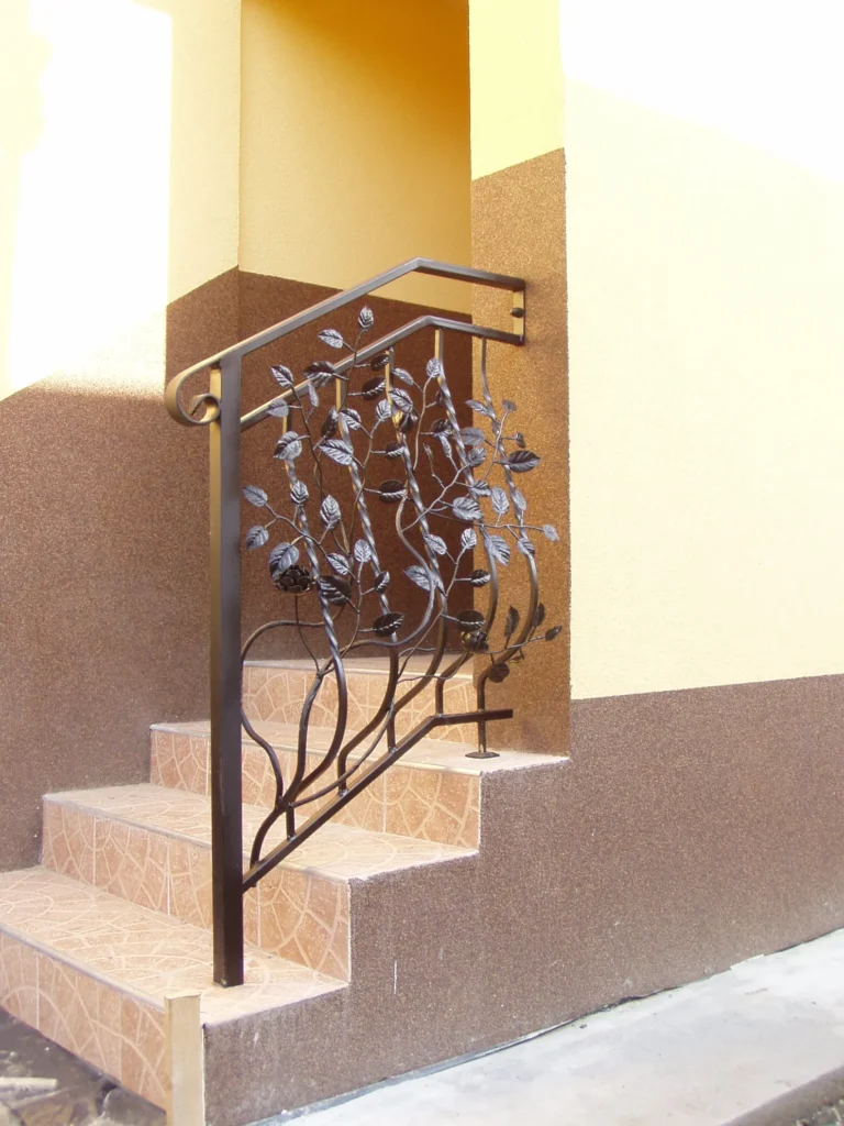 Decorative metal railings