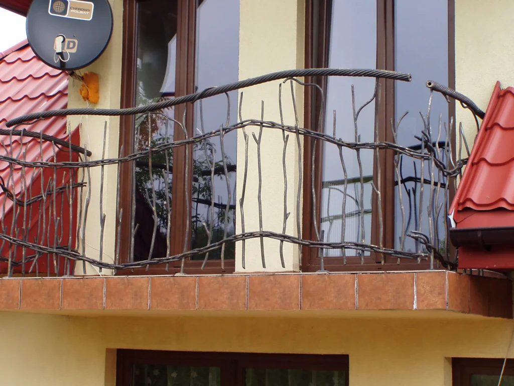 Decorative metal railings