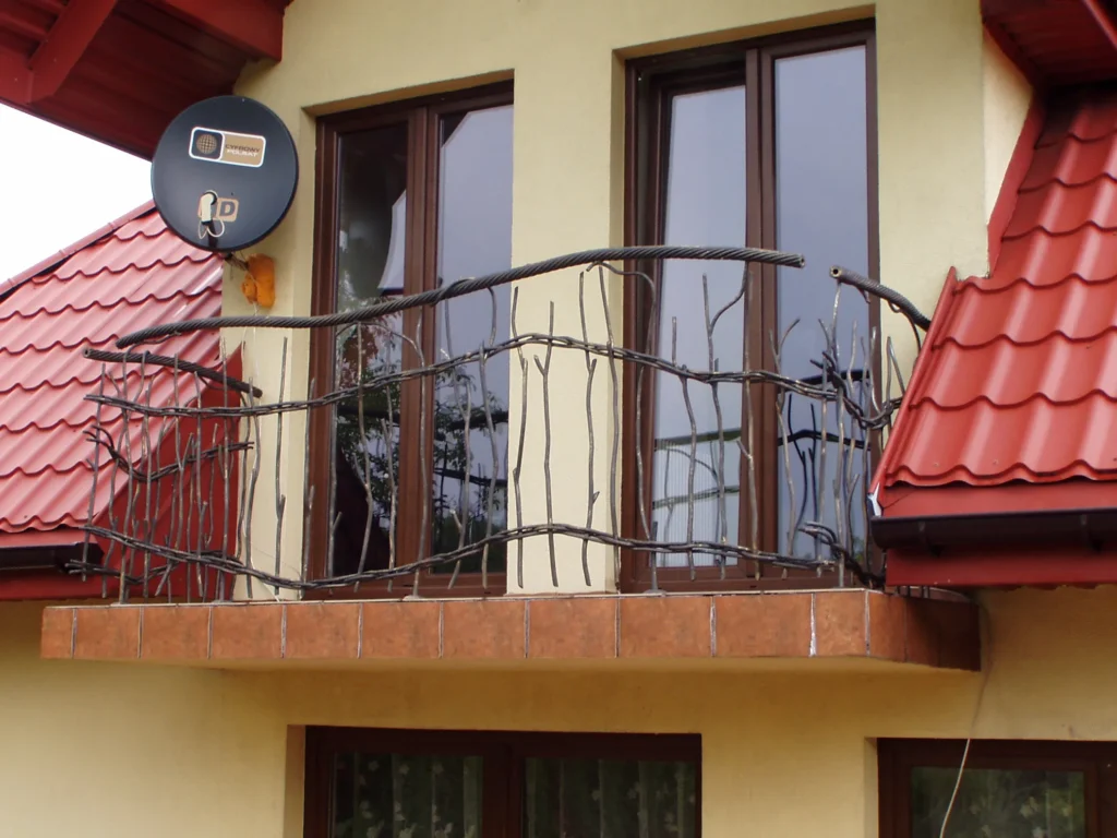 Decorative metal railings