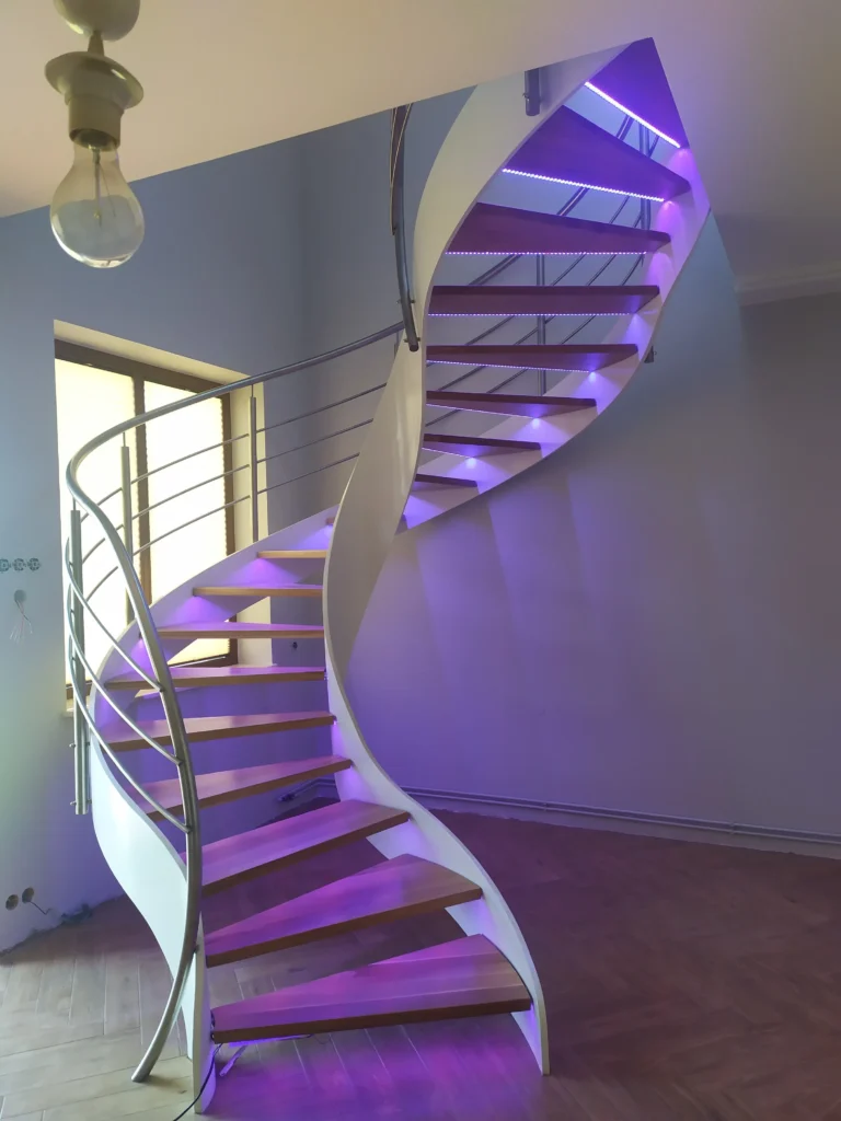 Curved stairs