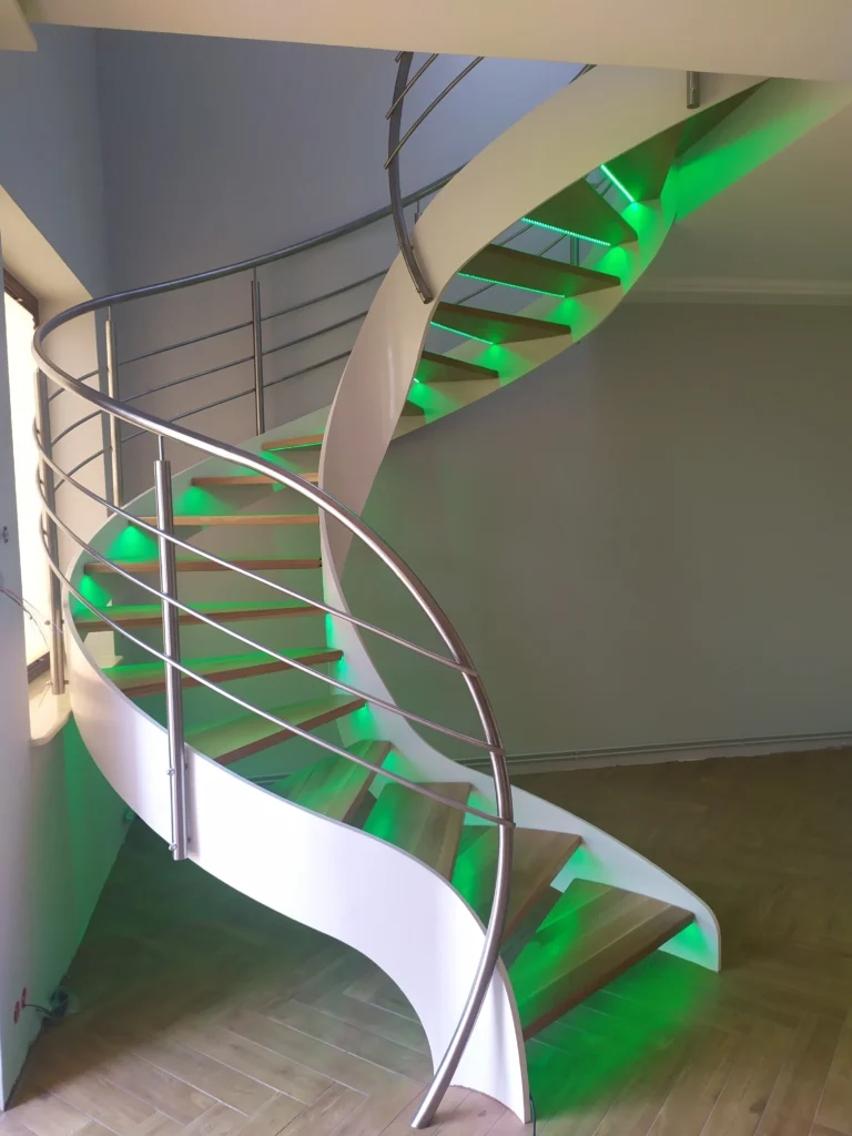 Curved stairs