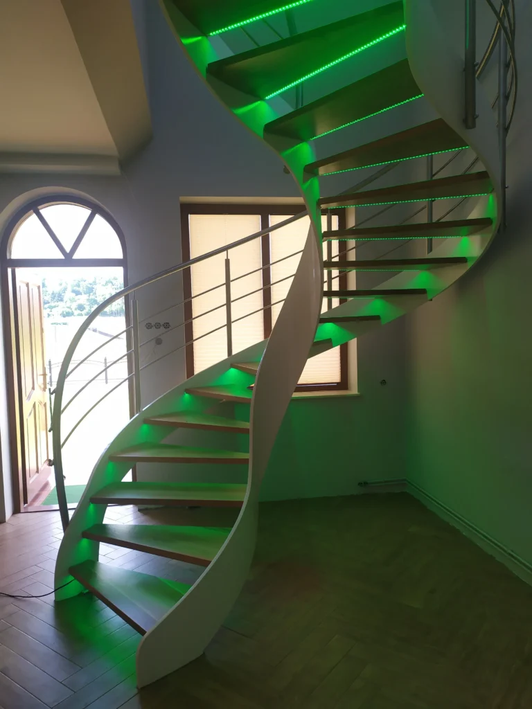 Curved stairs