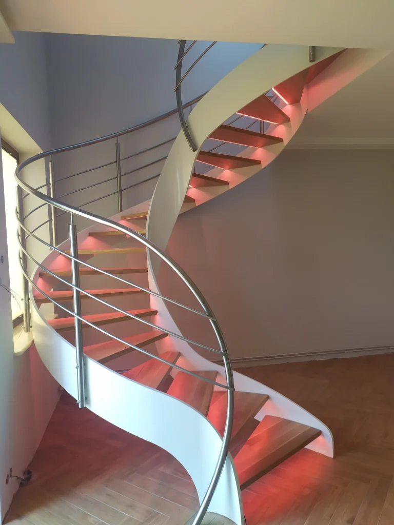 Curved stairs