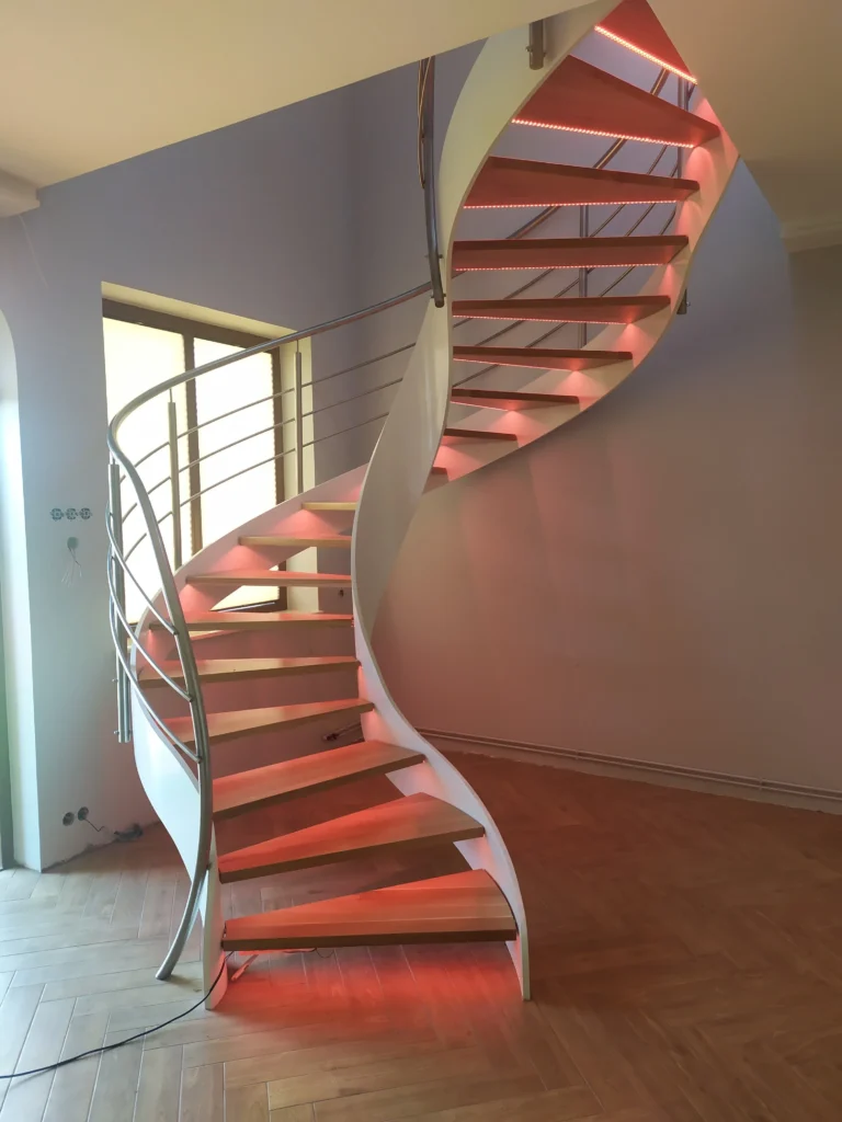 Curved stairs