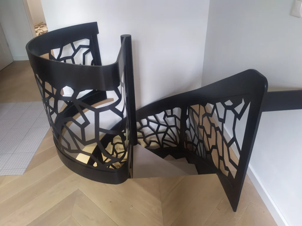Curved stairs