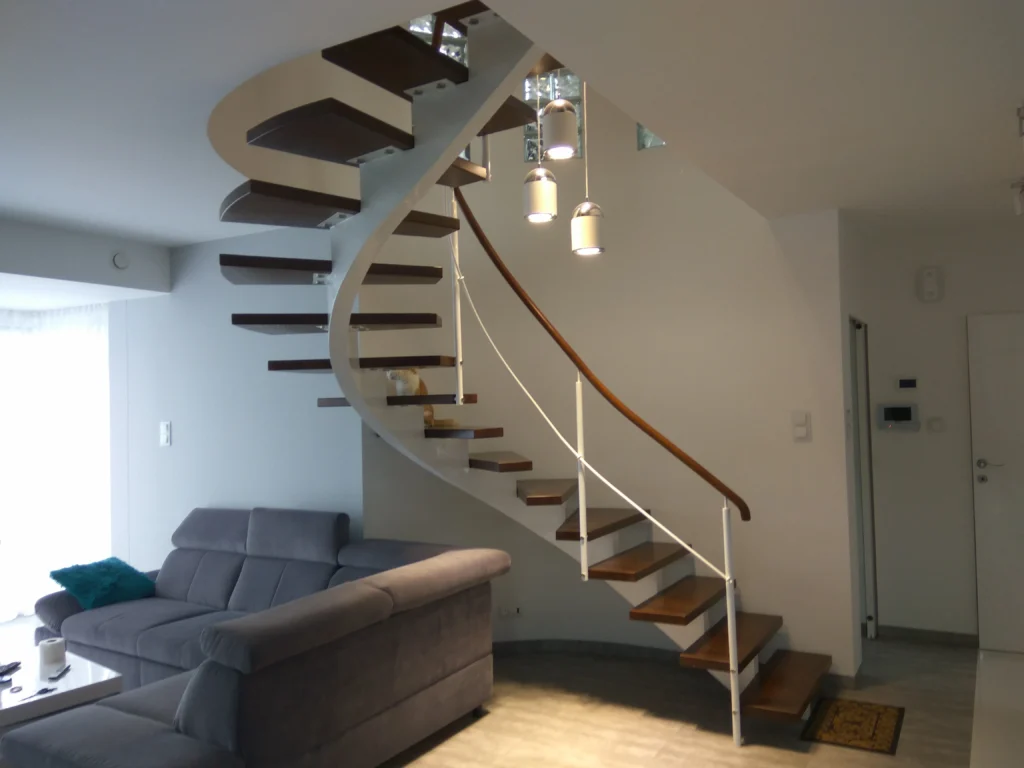 Curved stairs