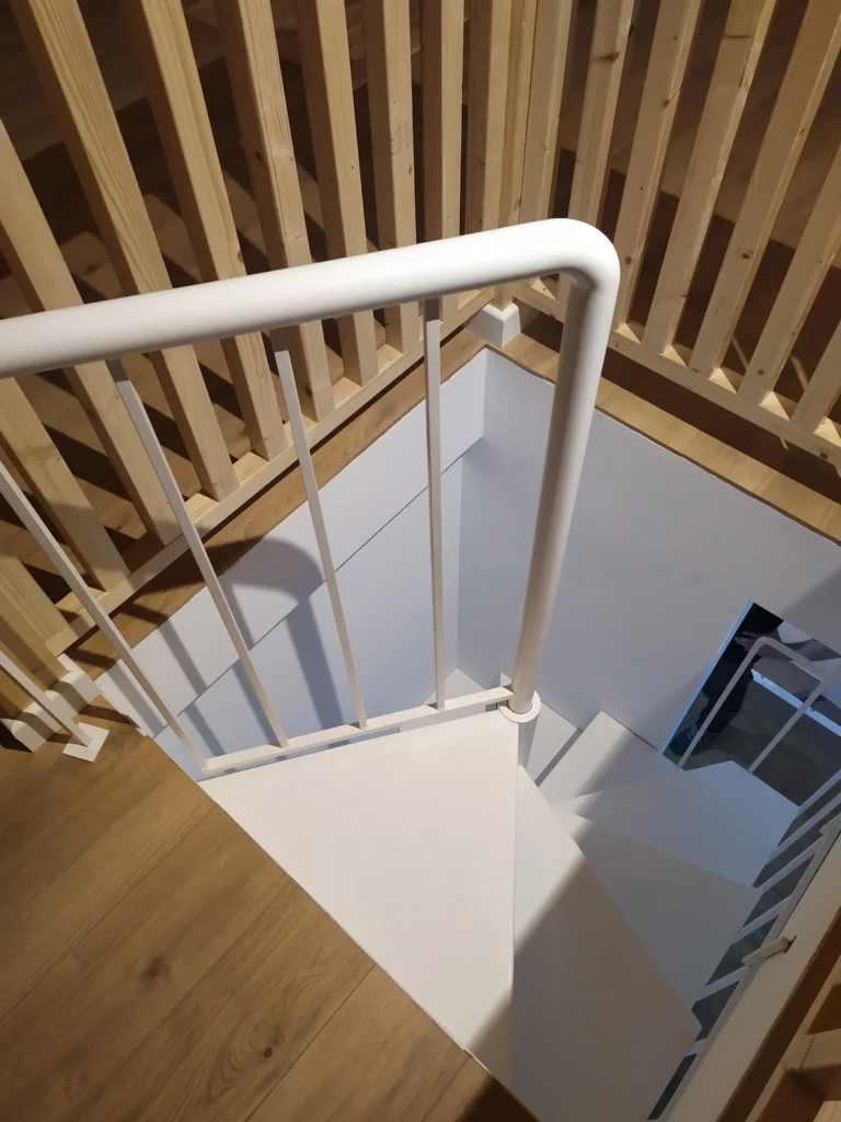 Metal stairs