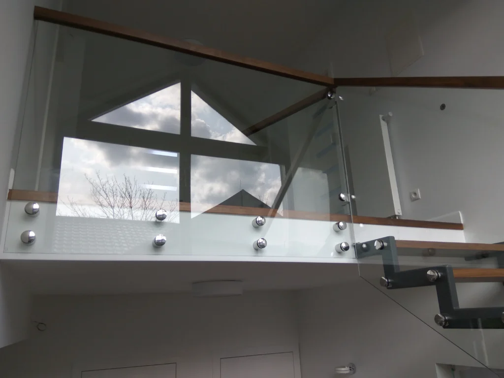 Metal & wood Stairs