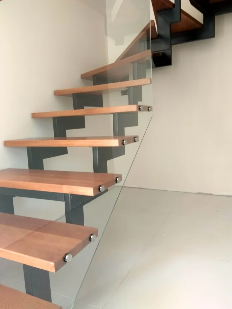 Metal & wood Stairs