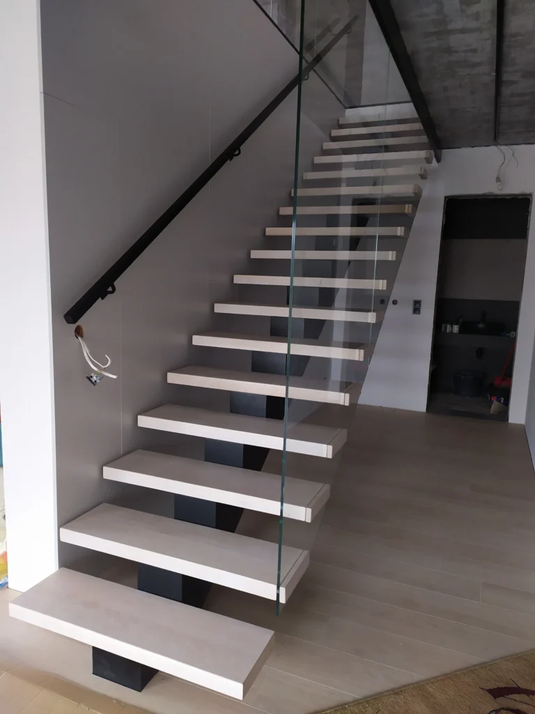 Metal & wood Stairs