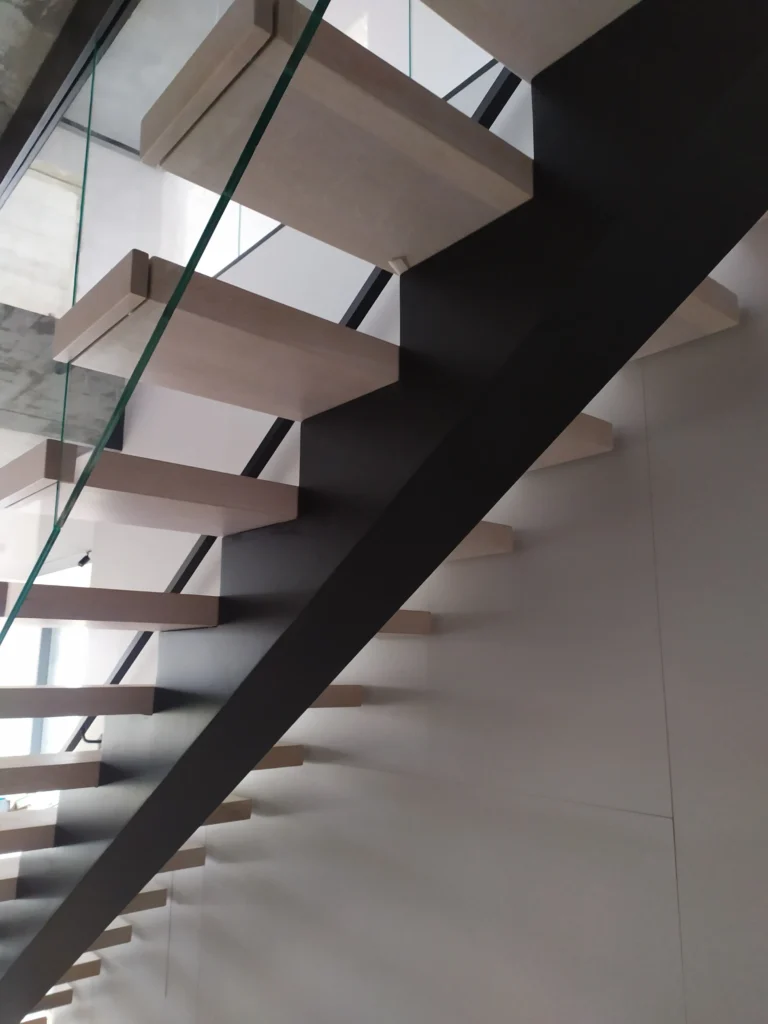 Metal & wood Stairs