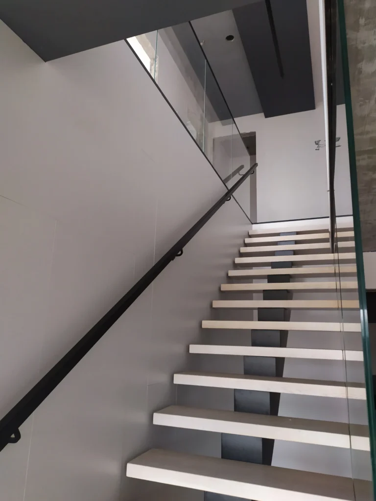 Metal & wood Stairs