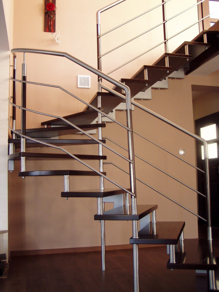 Open-riser stairs