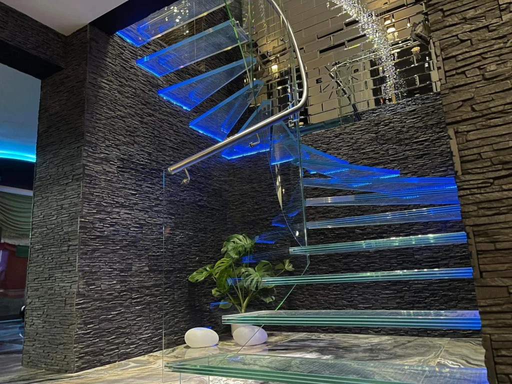 Glass railings