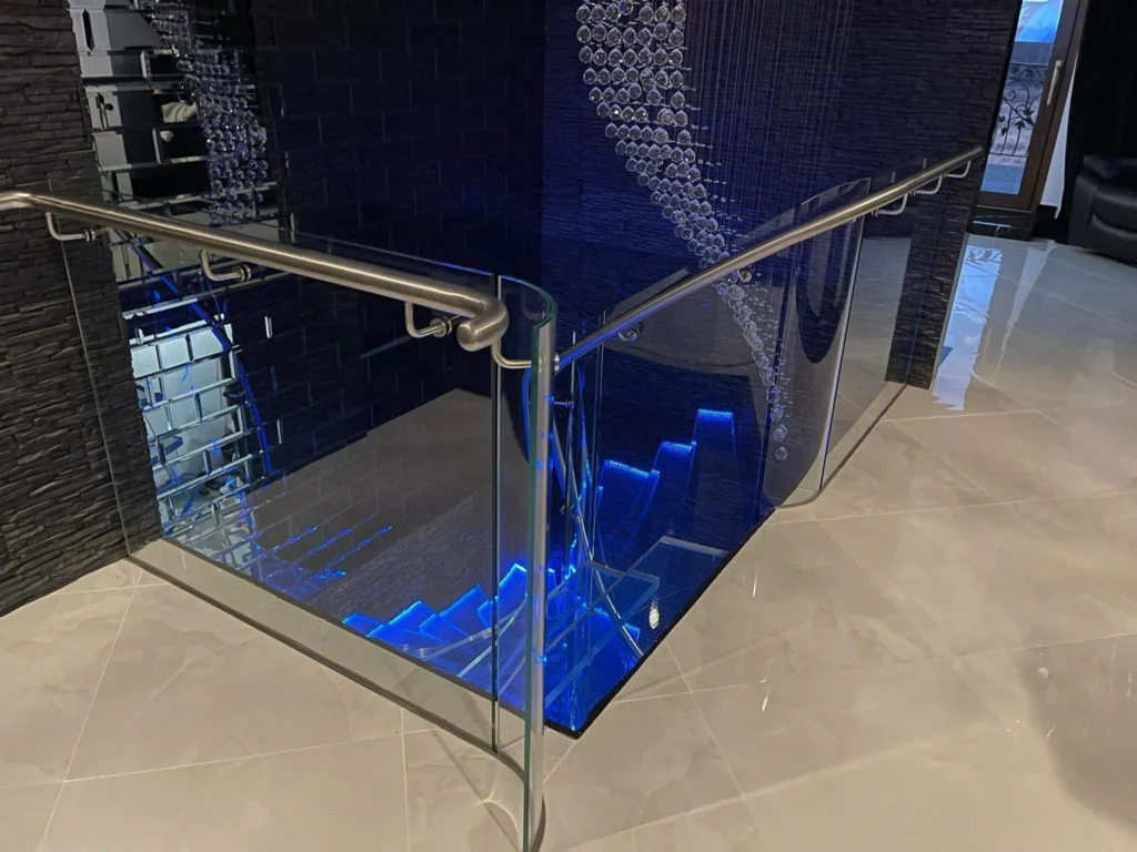 Floating shelf stairs